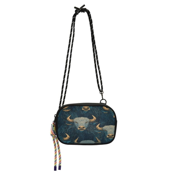 Crossbody Handbag Phone Purse Mobile Phone Bag Crossbody Phone Bag Comfortable and Durable Blue Bull Seamless