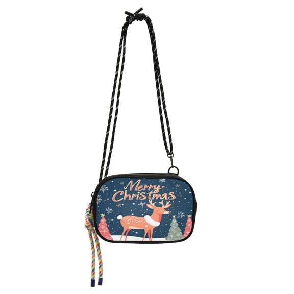 Crossbody Handbag Phone Purse Mobile Phone Bag Crossbody Phone Bag Comfortable and Durable Cute Christmas Deer Picture