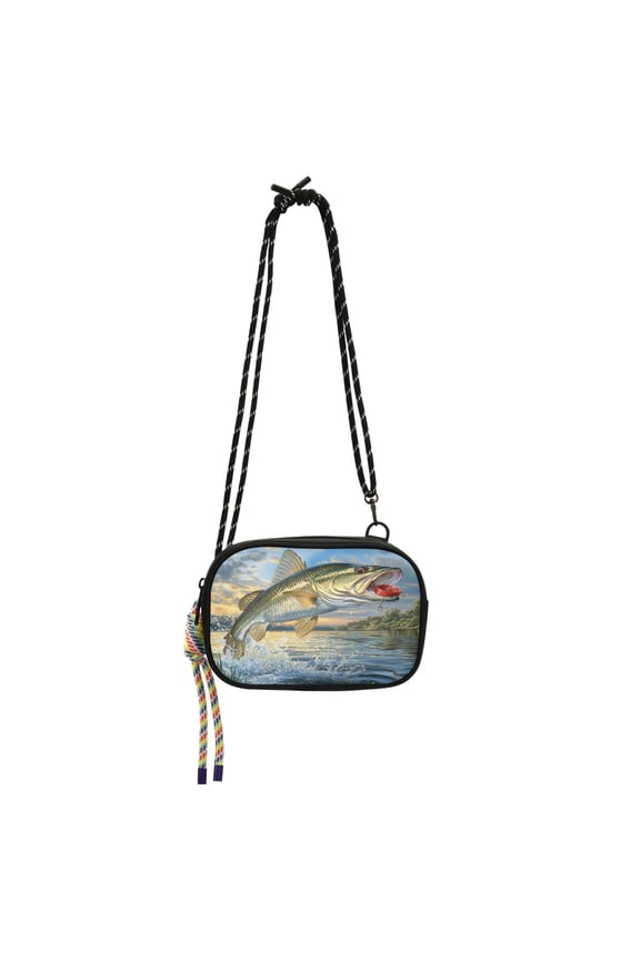 Crossbody Handbag Phone Purse Mobile Phone Bag Crossbody Phone Bag Comfortable and Durable Gold Fish Pattern