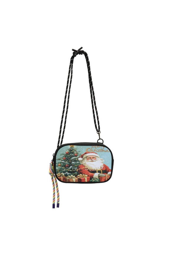Crossbody Handbag Phone Purse Mobile Phone Bag Crossbody Phone Bag Comfortable and Durable Kind Santa Claus Picture