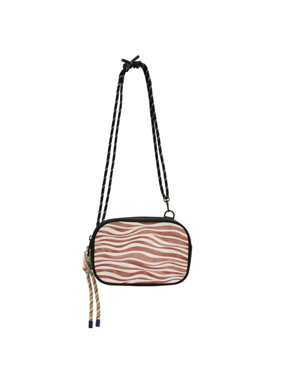 Crossbody Handbag Phone Purse Mobile Phone Bag Crossbody Phone Bag Comfortable and Durable Sand Dunes Earthy Stripes