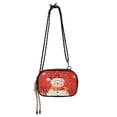 thumbnail image 1 of Crossbody Handbag Phone Purse Mobile Phone Bag Crossbody Phone Bag Comfortable and Durable The Christmas Snowman and Snowflakes, 1 of 7