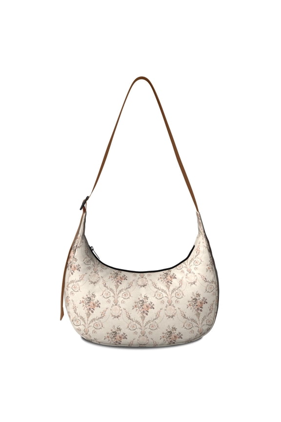 Crossbody Handbag for Women – Lightweight and Spacious, Boho Floral and Bee Artwork, Tropical Bloom and Blossom Pattern Purse