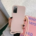 thumbnail image 1 of Crossbody Lanyard Phone case for Samsung Galaxy S20 FE 5G, Silicone Phone Cover with Adjustable Necklace Strap Soft Belt Neck Cord Lanyard Shockproof Protective Case - black, 1 of 14