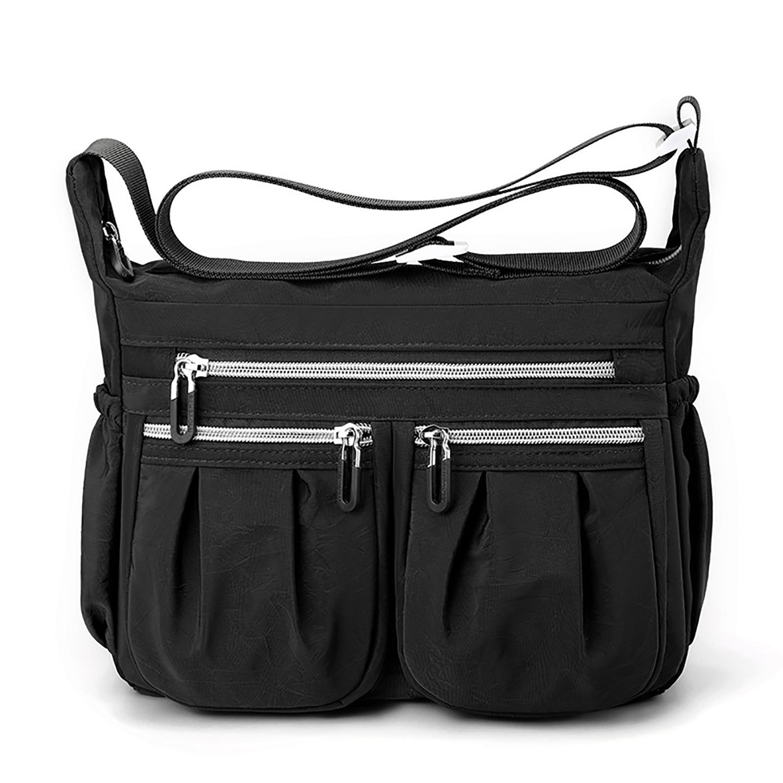 Crossbody Messenger Bags for Women Nylon Lightweight Shoulder Handbags Roomy Ladies Travel Pocketbooks