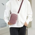 thumbnail image 1 of Crossbody Mini Handbag for Women | Nylon Small Shoulder Bag | Casual Multi-Functional Purse | Cell Phone Organizer Coin Bag | Lightweight, Adjustable Strap | 17x11x8cm | 1 Piece, 1 of 6