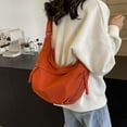 thumbnail image 1 of Crossbody Nylon Crescent Bag for Women Dumpling Bag (Orange One Size), 1 of 4