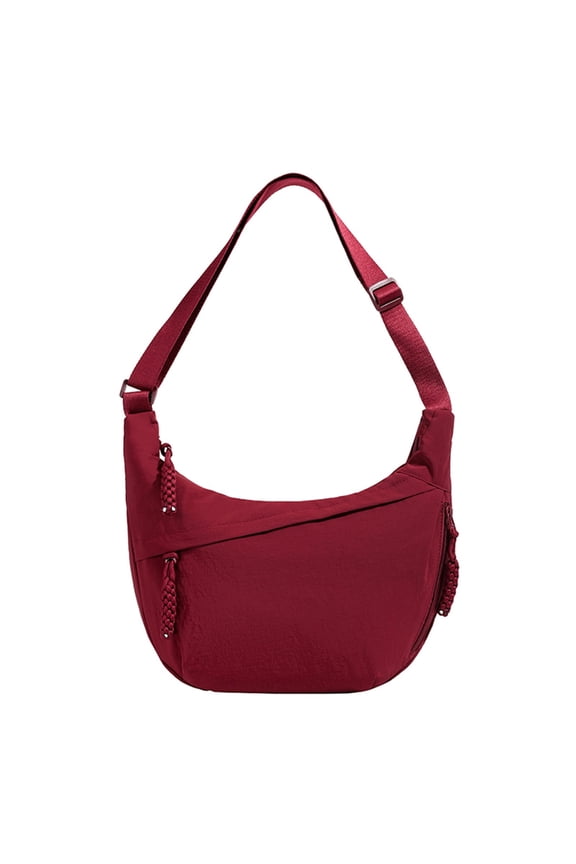 Crossbody Nylon Crescent Bag for Women Lightweight Small Hobo Dumpling Bag