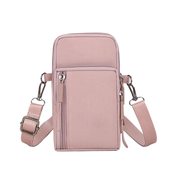 Crossbody Phone Bag, Multifunctional Adjustable Sling Bag, Compact Waist Pack with Multiple Pockets for Phone & Essentials, Hands-Free for Travel & Outdoor Activities