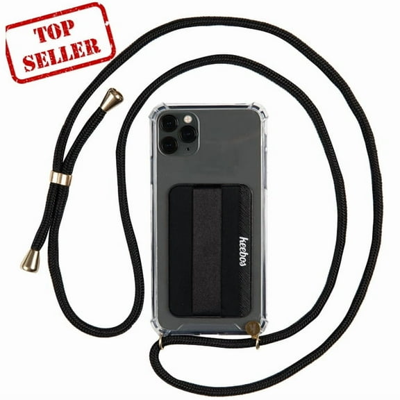 Crossbody Phone Case (Clear/Black) for iPhone 12 Pro