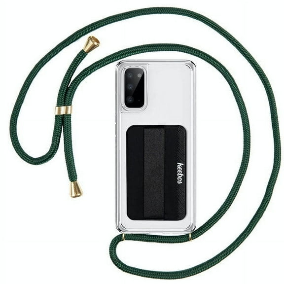 Crossbody Phone Case (Clear/Pine Green) for Samsung Galaxy S10E