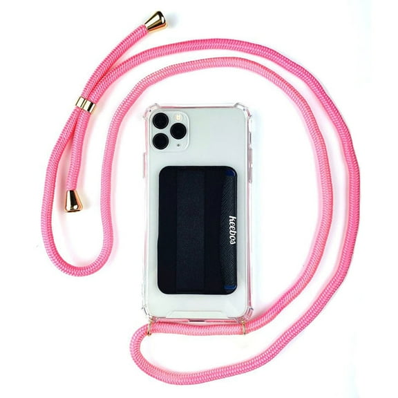 Crossbody Phone Case (Clear/Pink) for iPhone 7/8