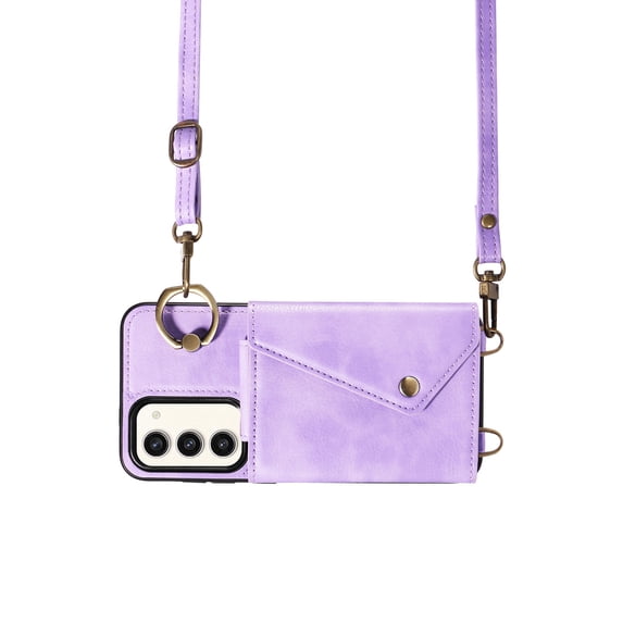 Crossbody Phone Case for Samsung Galaxy S23 Plus, Adjustable and Removeable Shoulder Strap 47"