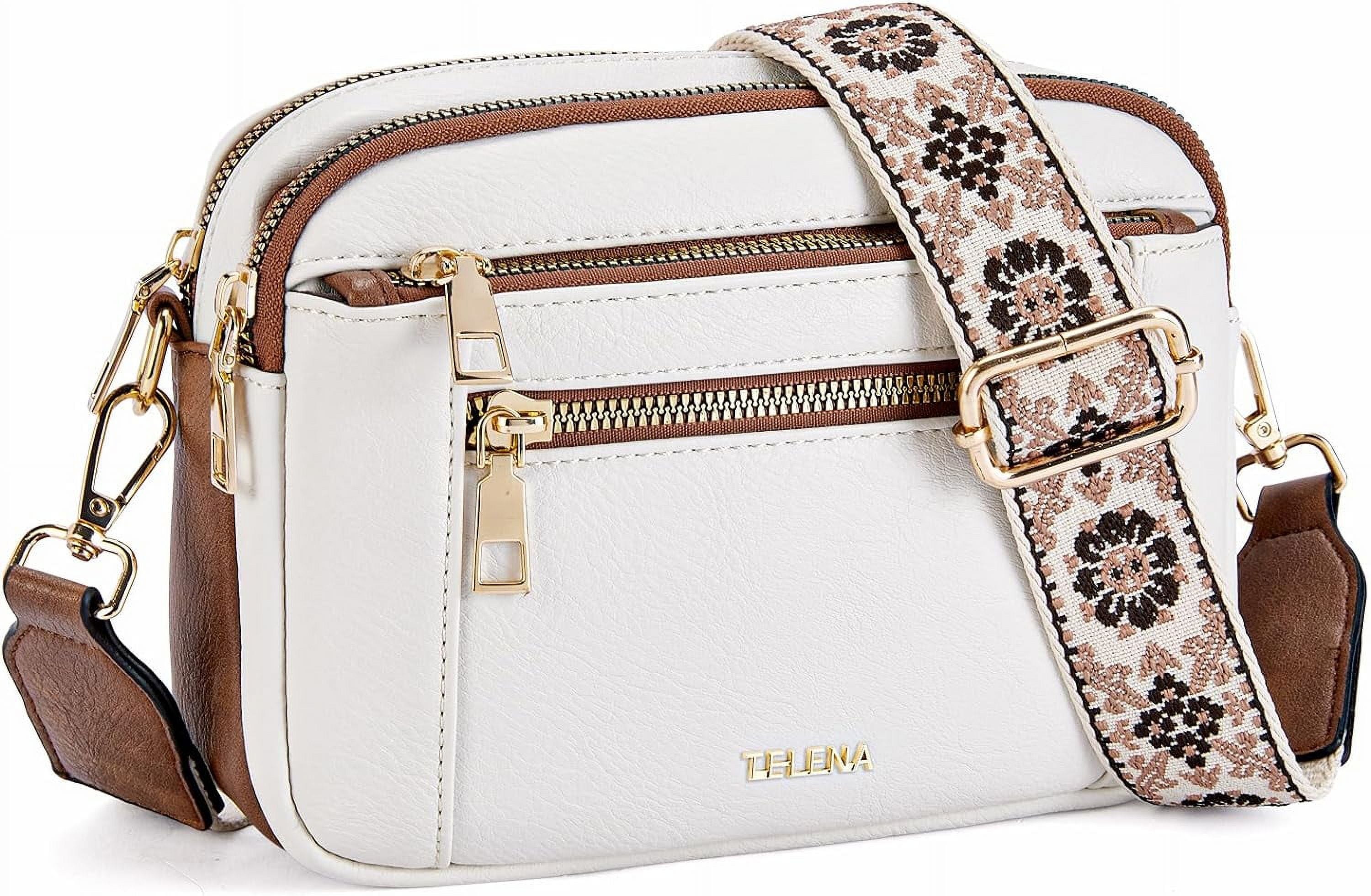 Crossbody Purse for Women Small Crossbody Bags Trendy Vegan Leather with Adjustable Shoulder Strap