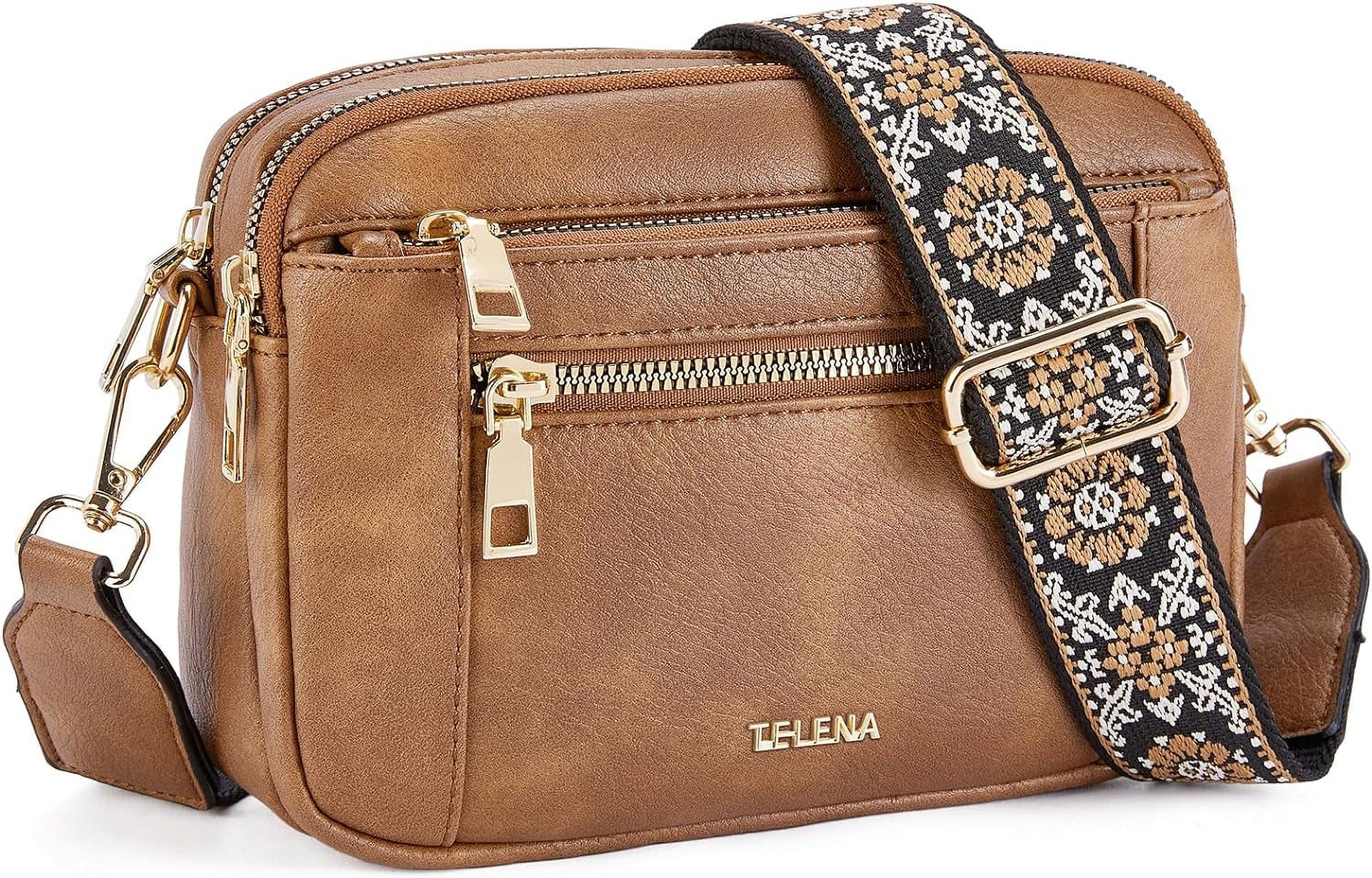 Crossbody Purse for Women Small Crossbody Bags Trendy Vegan Leather with Adjustable Shoulder Strap