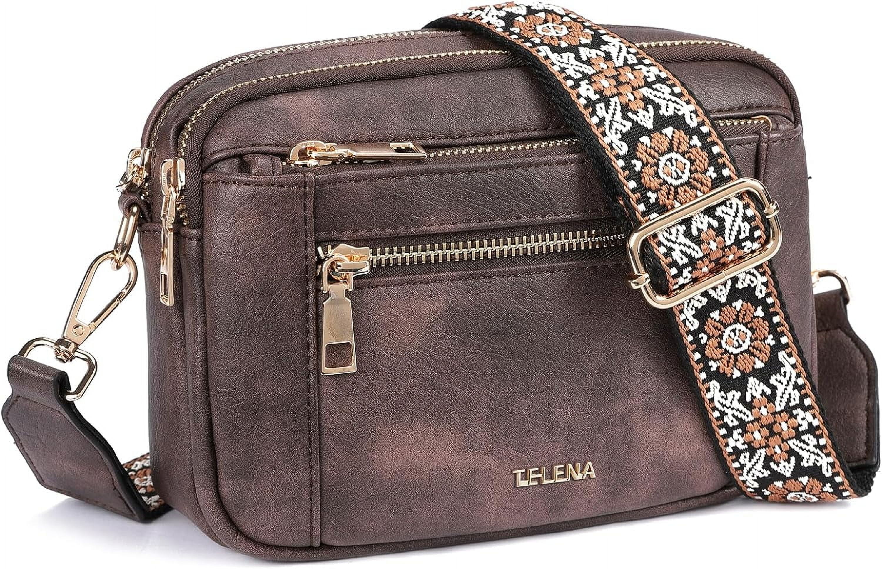 Crossbody Purse for Women Small Crossbody Bags Trendy Vegan Leather with Adjustable Shoulder Strap