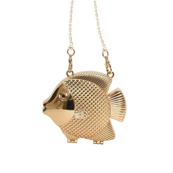 Crossbody Purses Evening Clutch Bag for Women Fish Shape Shoulder Crossbody Bag Fashion Handbag Satchel Purse Gifts