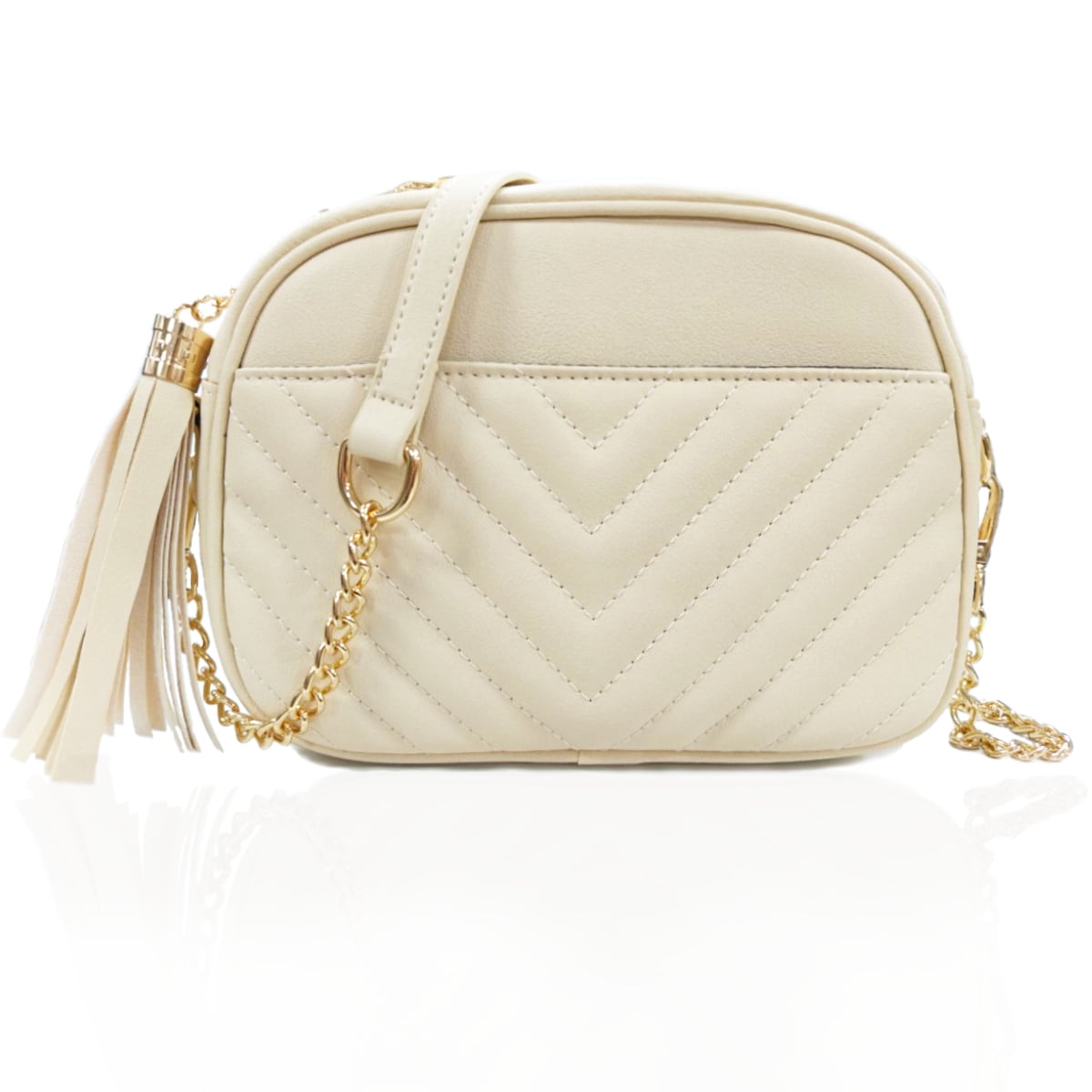 Crossbody Purses for Women Multi Pocket Casual Crossbody Bag Adjustable Strap Shoulder Bag with Tassel Walmart