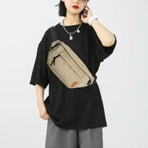 Crossbody Running Pack With Adjust Running Belts And 2 Zippers Pockets For Women And Men Workout Travelling Jogging Cycling Hiking Waist Pack