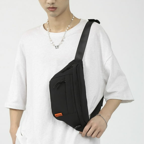 Crossbody Running Pack With Adjust Running Belts And 2 Zippers Pockets For Women And Men Workout Travelling Jogging Cycling Hiking Waist Pack