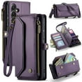 thumbnail image 1 of Crossbody for Samsung Galaxy A16 Case Wallet【RFID Blocking】with 10-Card Holder Zipper Bills Slot, Soft PU Leather Magnetic Shoulder Wrist Strap for Samsung Galaxy A16 Wallet Case Women, 1 of 14