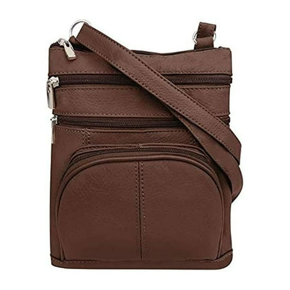 Crossbody Shoulder Bag for Women with Multi Zipper Pockets Travel Handbag