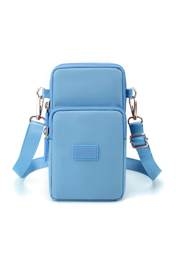 Crossbody Sling Backpack with Adjustable Strap | Multipurpose Chest Bag for Hiking, Travel, Outdoor | Polyester Lightweight Design | Headphone Hole | Multiple Colors | 19x10x5cm | 150g