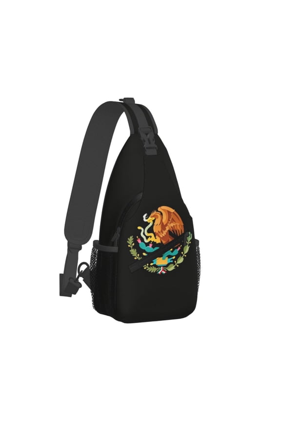 Crossbody Sling Backpack Mexico-Logo Travel Sport Hiking Chest Bag Daypack