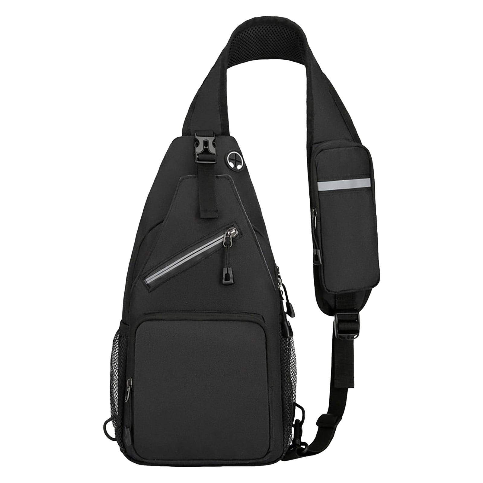 MAYLISACC Sling‑Rucksack – Leichte Crossbody‑Tasche, Brusttasche, Mit Feder‑Schlüsselanhänger, 20 x 38 cm