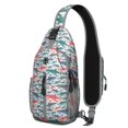 thumbnail image 1 of Crossbody Sling Backpack for Women Men Rainbow Art Shark Shoulder Sling Crossbody Casual Chest Bag for Travel Sports Running Hiking, 1 of 6