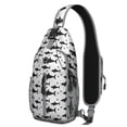 thumbnail image 1 of Crossbody Sling Backpack for Women Men Shark Sharks Ocean Fish Shoulder Sling Crossbody Casual Chest Bag for Travel Sports Running Hiking, 1 of 6