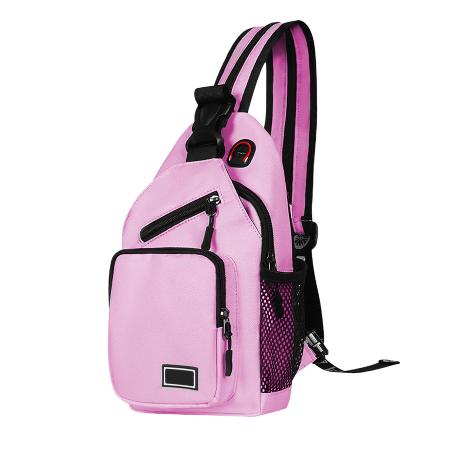 crossbody and backpack bag for travel Crossbody Sling Bag Backpack for Men & Women, Convertible Shoulder Bag  Waterproof Chest Bag For Daypack Travel Hiking Pink Clearance!