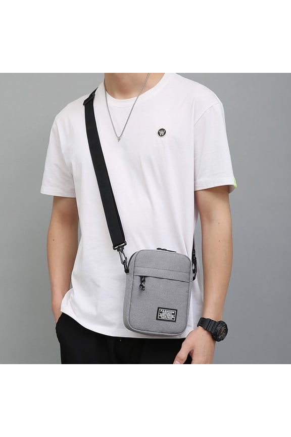 Crossbody Sling Bag,Chest Shoulder Bag,One Strap Travel Purse,Water Resistant Sling Pack with Earphone Hole,Lightweight Daypack for Men Women,Hiking Cycling Bag,Hands-Free Waist Pack