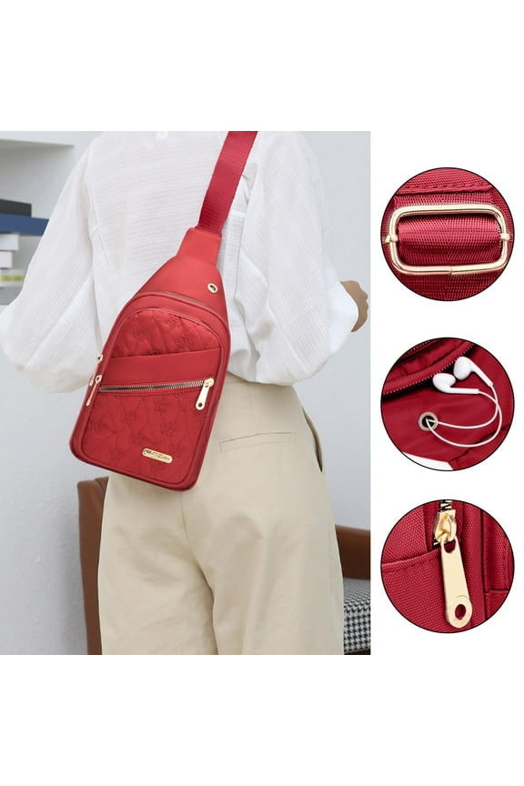 Crossbody Sling Bag Clearance! Large Capacity Crossbody Sling Bag For Men Women, Crossbody Printed Bags For Women