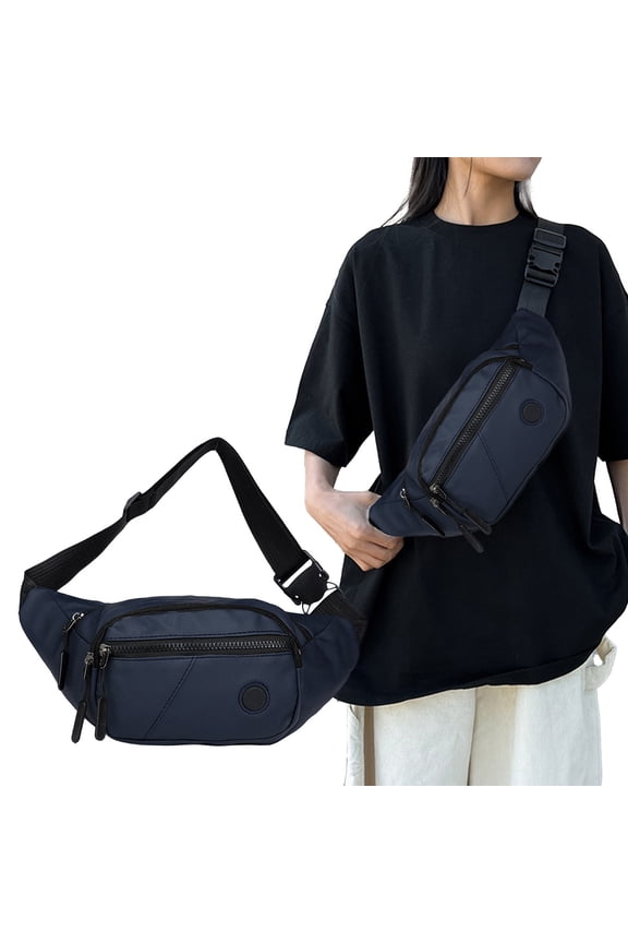 Crossbody Sling Bag for Men and Women, Single Shoulder Chest Bag, Compact Fashionable Chest Pack, Adjustable Strap, Lightweight, Water-Resistant Travel Backpack