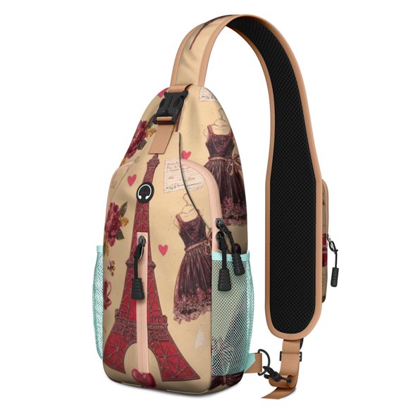 Crossbody Sling Bag Trendy Sling Backpack Travel Backpack Casual Bag for Women Men