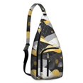 thumbnail image 1 of Crossbody Sling Bag for Men with Adjustable Shoulder Strap Shoulder Backpack Chest Bag Crossbody Bag for Travel Abstract Modern Oil Painting, 1 of 4