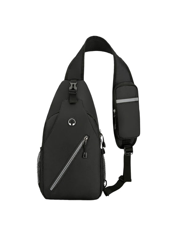 Crossbody Sling Bag for Women Men Casual Adjustable Strap Shoulder Backpack Chest Pack Travel Hiking Daypack