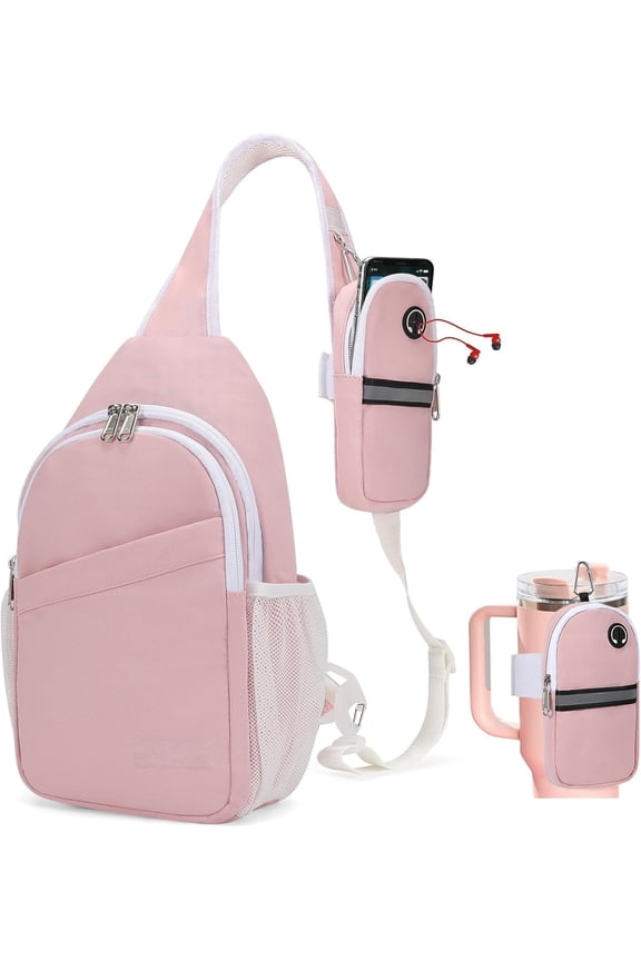 Crossbody Sling Bag for Women Men Multipurpose Sling Backpack Travel Essentials Hiking  Bag Daypack