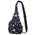 thumbnail image 1 of Crossbody Sling Bags for Women, Small Sling Shoulder Backpack with Convertable Strap Fashionable Travel Chest Pack for Trip Sports Work, 1 of 7