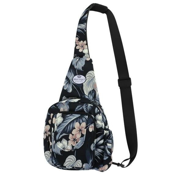 Crossbody Sling Bags for Women, Small Sling Shoulder Backpack with Convertable Strap Fashionable Travel Chest Pack for Trip Sports Work