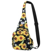 BAKLUCK Women's Sling Bag - Lightweight Crossbody Purse With Adjustable Strap, Water Resistant & Multi-Pocket