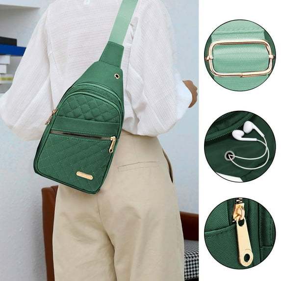 Crossbody Small Sling Backpack Sling Bag for Women Men, Chest Bag Daypack Crossbody for Travel Sport Running Hiking