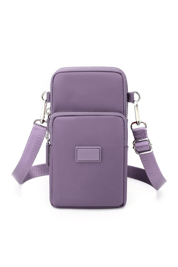 Crossbody Strap Backpack | Multipurpose Chest Bag with Headphone Port | Adjustable Polyester Sling Pack | Multiple Compartments | Hiking Shoulder Messenger | 19x10x5cm | Green Blue Red Sky Blue