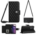 thumbnail image 1 of Crossbody Strap Case for Moto G Stylus 5G 2023 Wallet case Women Girls 【RFID Blocking】for Motorola Moto G Stylus 5G 2023, Shoulder Magnetic Closure Flip Cover Credit Card Holder Kickstand, Black, 1 of 8