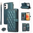 thumbnail image 1 of Crossbody Strap & Lanyard for iPhone 11 Case Wallet, with 10-Card Holder & 1 Bills Slot Soft PU Leather Magnetic Flip Folio Heavy Duty Protection Case for iPhone 11, Darkgreen, 1 of 12