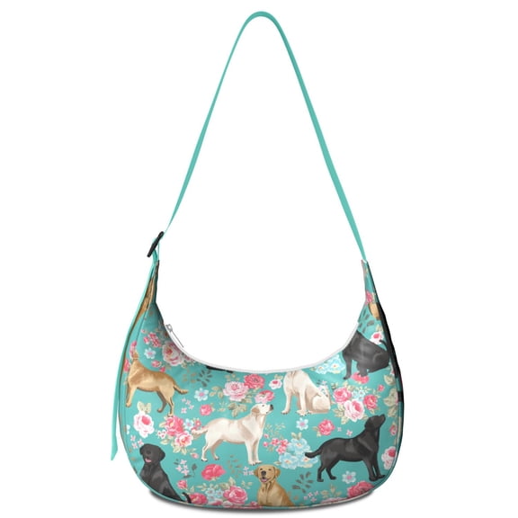 Crossbody Tote for Women – Water-Resistant Nylon, Functional & Fashionable, Dog and nature artwork, Funny, Hand-drawn dog graphic, Cute Style Lightweight Bag