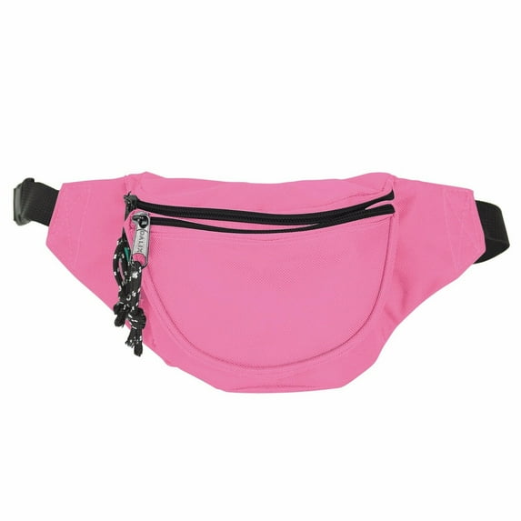 Crossbody Waist Pack with 3-Zipper Pockets, Casual Hands-Free Wallets Waist Pack Phone Bag for Sports Workout Traveling Running