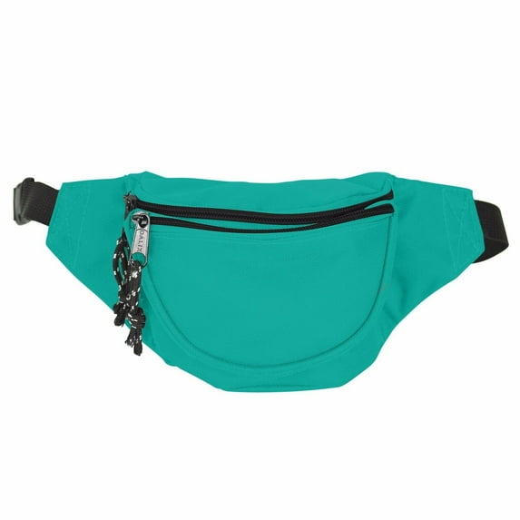 Crossbody Waist Pack with 3-Zipper Pockets, Casual Hands-Free Wallets Waist Pack Phone Bag for Sports Workout Traveling Running