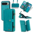 thumbnail image 1 of Crossbody Wallet Case Compatible with Google Pixel 9 Pro XL RFID Blocking Detachable Card Holder Soft PU Leather Magnetic Snap Shoulder Strap Zipper Phone Case For Google Pixel 9 Pro XL,Blue, 1 of 8